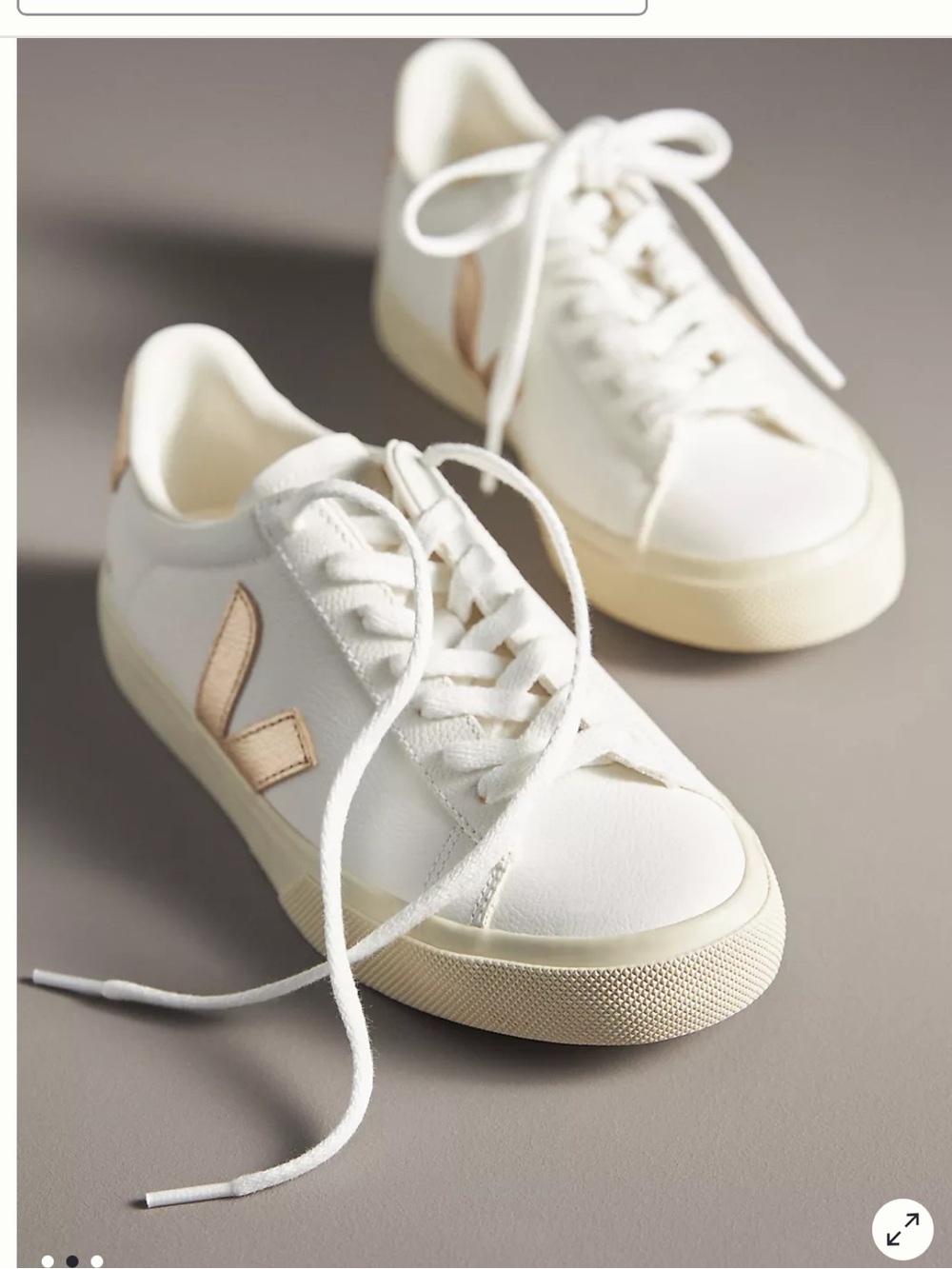 Veja Esplar leather sneakers in the White Platine